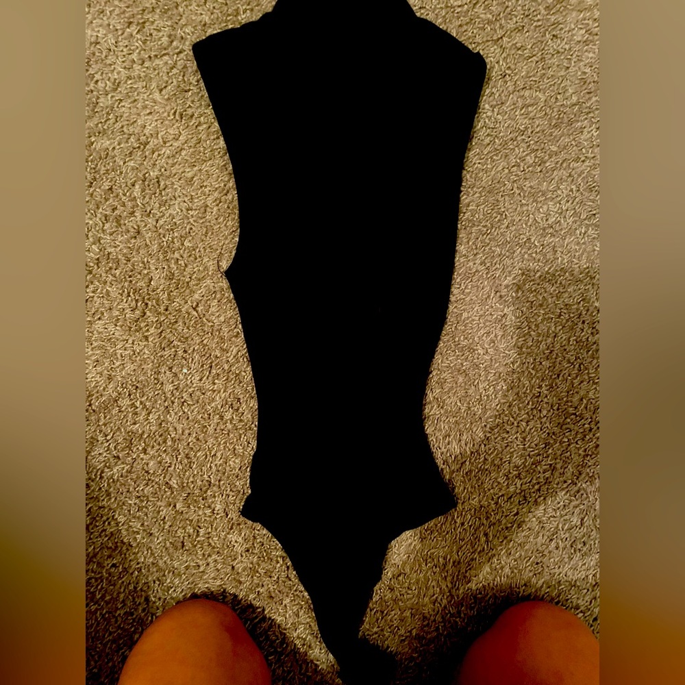 Free people body suit xs black
